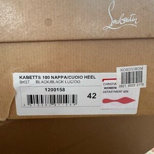 Christian Louboutin Tan Shoe Box